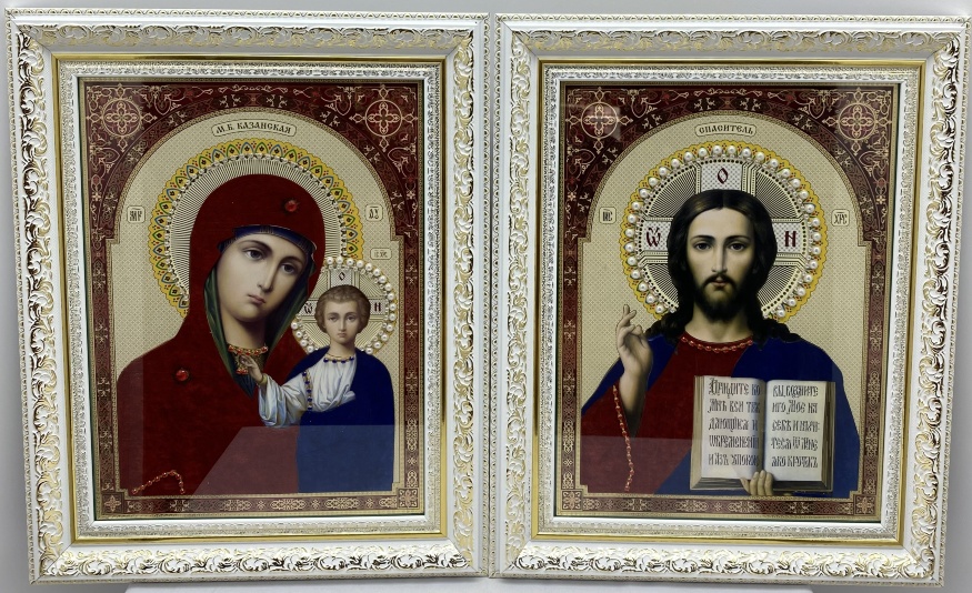 Icoane „Perechea cununiei” (litografie cu catifea) 49х39