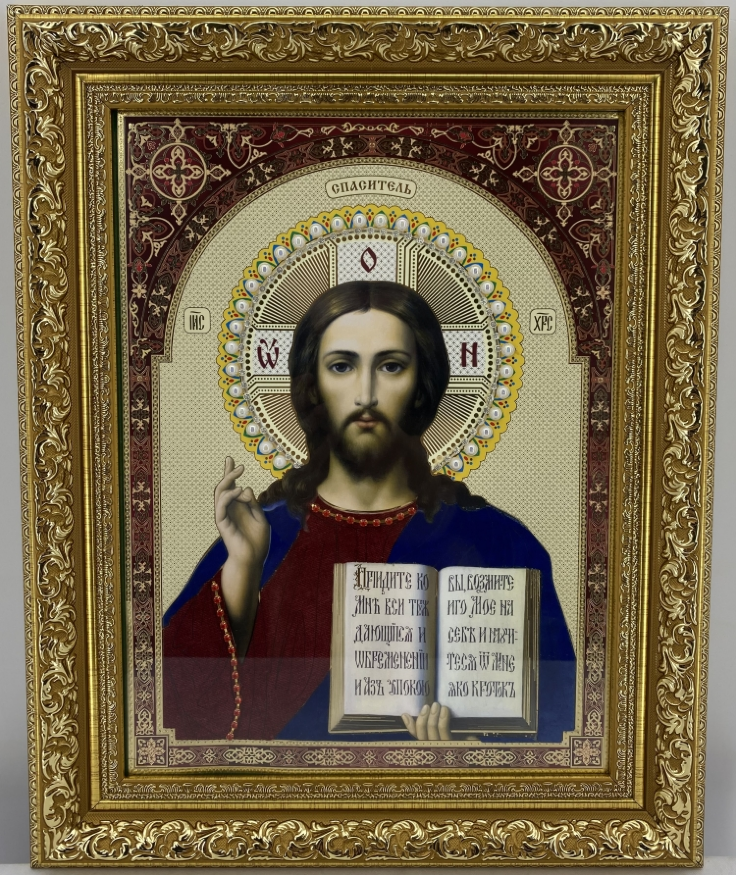 Icoane „Perechea cununiei” (litografie cu catifea) 49х39