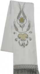 Semn de carte „Albăstrea” albă