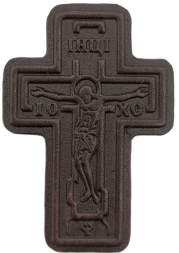 Cruce din piele pentru automobil, dimensiune 6x4cm