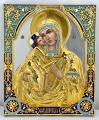 Icoana Maicii Domnului „Feodorovskaia” (pictură, aur, argint)