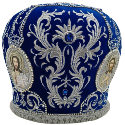 Mitră „Potirul” albă