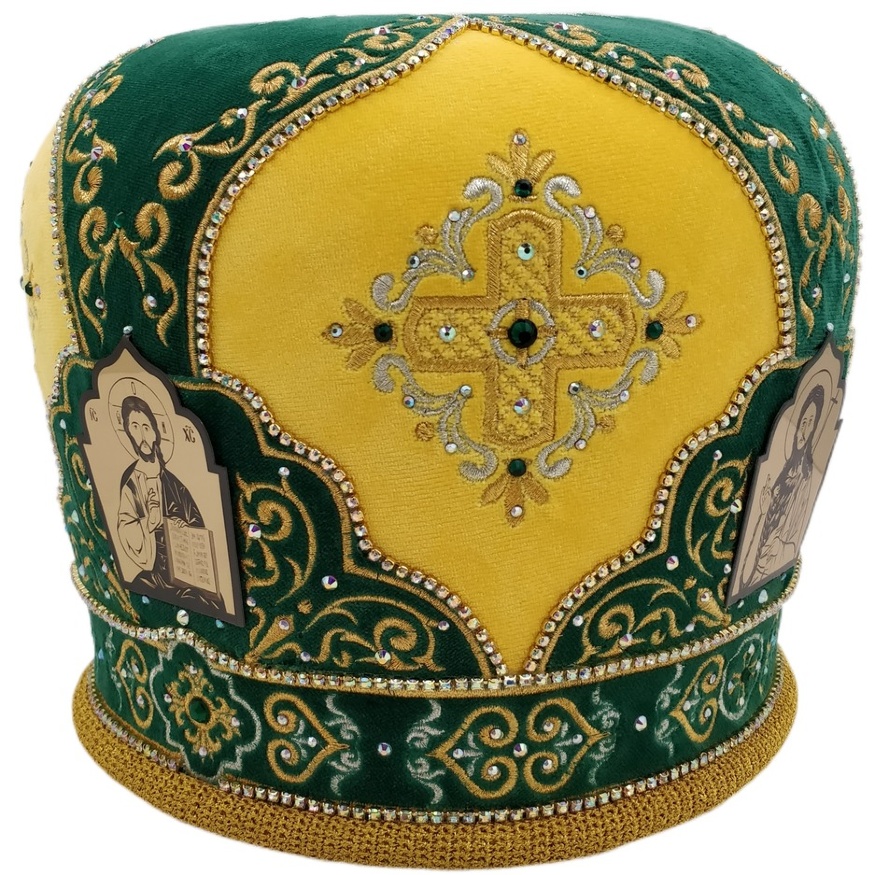 Mitră „Alexandrovskaya” galbenă