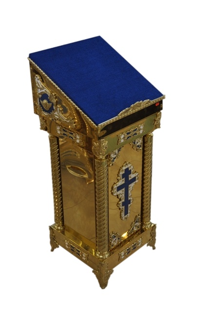 Analoi lateral, pentru copii, cu cruce mică, 35x36cm, (înălțime 117-92cm)