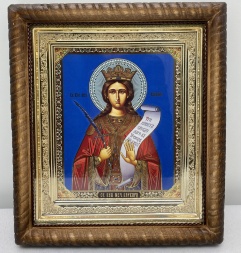 Icoană a Sfintei Mucenițe Varvara 22,5х25,5cm