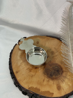 Polonic pentru căldură, nichel, 13,5×7cm, înălțime 3cm