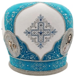 Mitră „Alexandrovskaya” albă