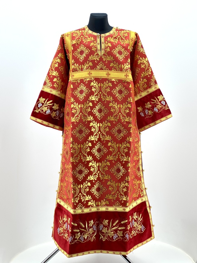 Stihar diaconesc cu orar și manșete (crep-satin)