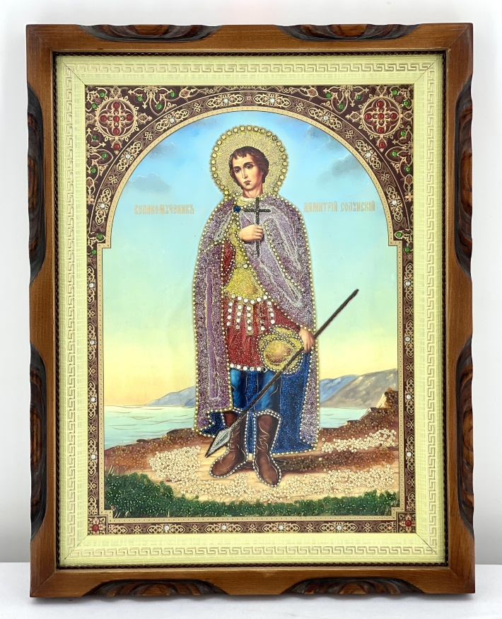 Icoană Sfântului Mare Mucenic Dimitrie al Tesalonicului 36х46