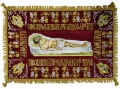 Epitafiosul Mântuitorului în limba slavonă bisericească pe catifea (broderie cu viță de vie) Mântuitorul în stil bizantin 2 120х75
