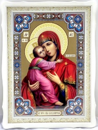 Icoana Maicii Domnului „Vladimir” 82×61