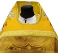 Veșmânt preoțesc combinat din brocart "Crucea de Kiev", cu epitrahil brodat, broderie "Crin"