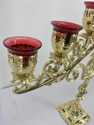 Candelabru cu șapte brațe de altar (Hristos) No. 10 - 1