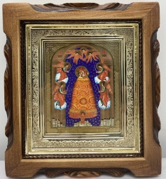 Icoana Maicii Domnului „Dăruitoarea Înțelepciunii” 19x17cm