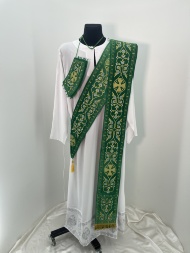 Orar cu manșete, broderie „Vița-de-vie”