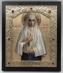 Icoană Sfânta Cneaghină Elisabeta 15х18