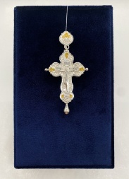 Cruce pectoral – relicviar (argint)