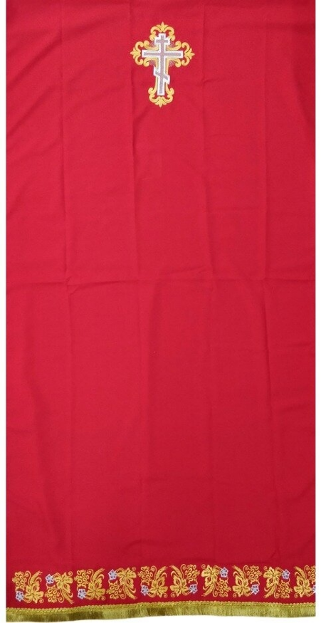 Catapeteasmă cu cruce și broderie „Spic”