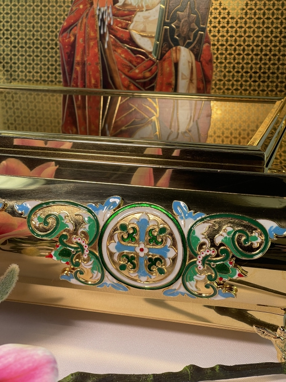 Chivot pentru sfinte moaște 44×32×19