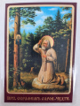 Icoană laminată a sfântului fericit Serafim din Sarov. (B. T.)