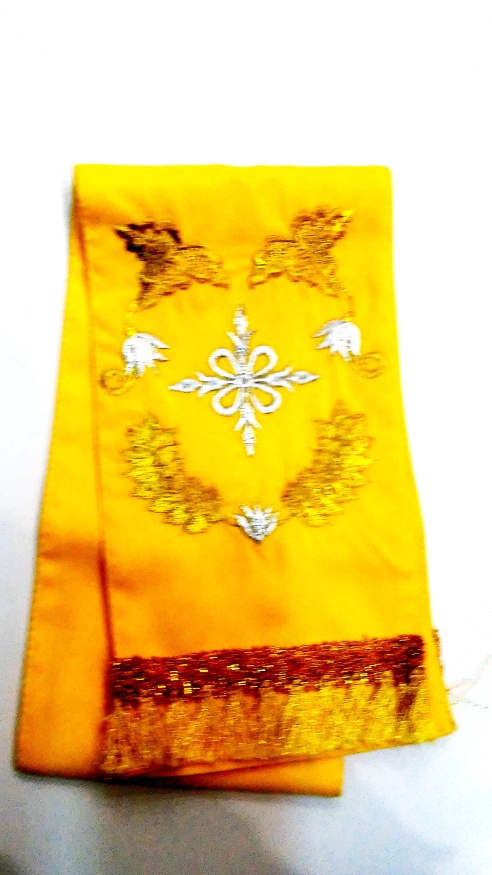 Semn de carte „Spic” galben