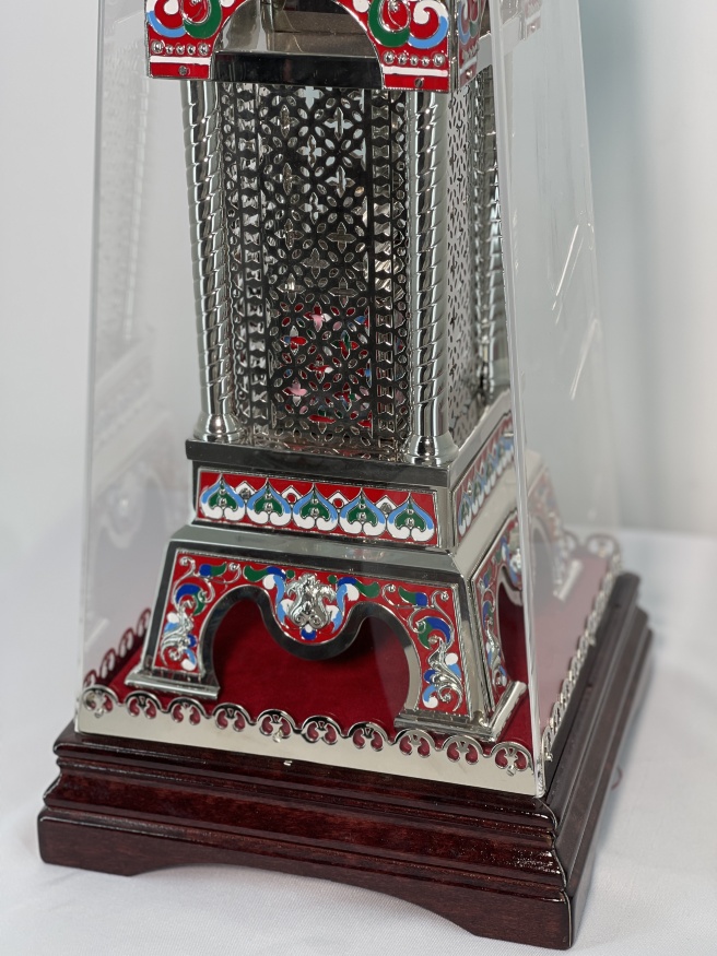 Chivot pentru daruri No. 2 (nichel + email), capac 86×27 cm, chivot pentru daruri 60×17,5