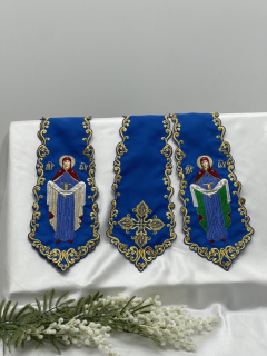 Semn de carte cu icoana „Acoperământul Preasfintei Născătoare de Dumnezeu”