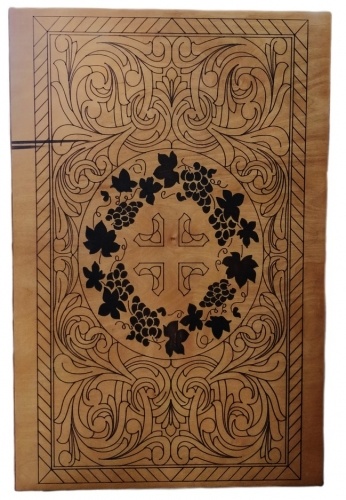 Jertfelnic din lemn, de colț 90×60cm (înălțime 90cm)