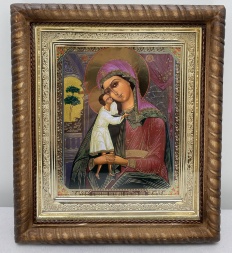 Icoana Maicii Domnului „Aflarea celor Pierduți” 22,5x25,5cm