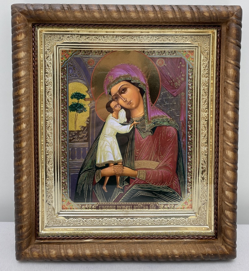 Icoana Maicii Domnului „Aflarea celor Pierduți” 22,5x25,5cm