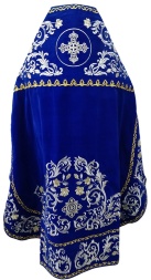 Vesminte preoțești brodate pe catifea, broderie „Trandafir” cu galon brodat