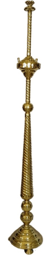 Sfeșnic pentru 4 lumânări No. 2 - 3 - 1 (alamă)