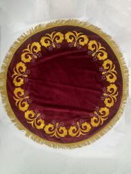 Mantie rotundă cu broderie „lalea”