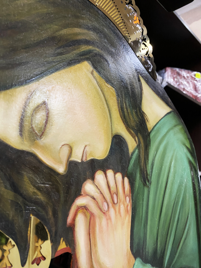 Golgota pictată cu Stătători 250x150cm