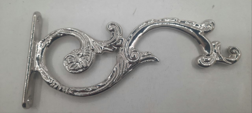 Suport pentru candelă (chit, argintiu) Lungime 20cm