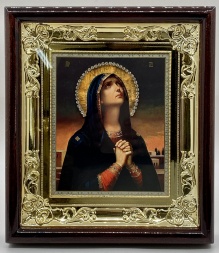 Икона Божией Матери «Плачущая» 26,5×23,5×4