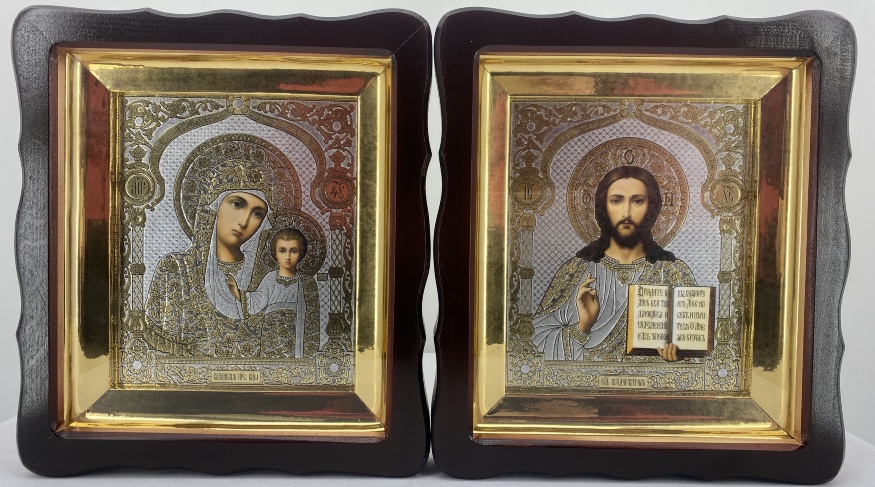 Иконы «Венчальная пара» №2 26×23 см