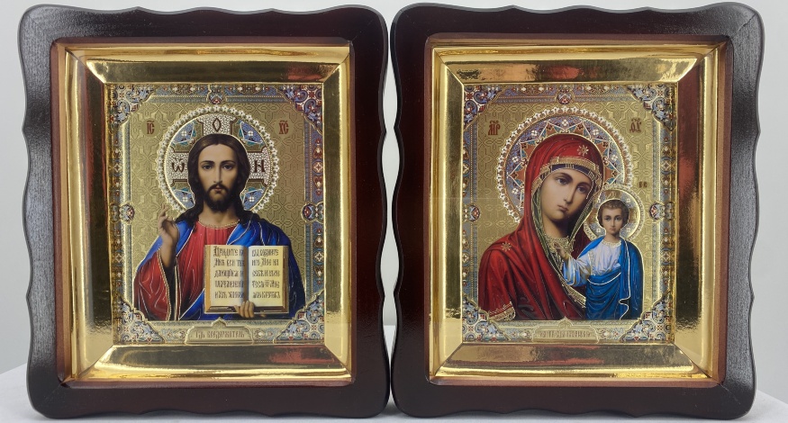 Иконы «Венчальная пара» №32 26×23 см