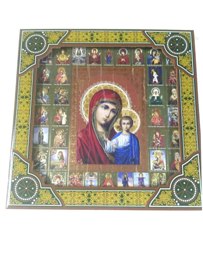 Икона Божией Матери «Казанская» 26×26 см