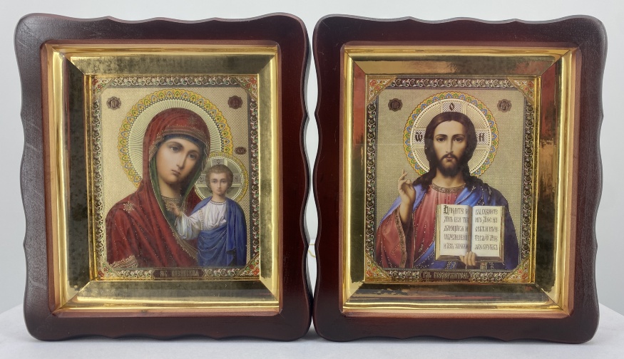 Иконы "Венчальная пара" №18 26×23 см