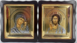 Иконы "Венчальная пара" №12 26×23 см