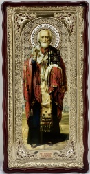 Икона святителя Николая Чудотворца 121×61