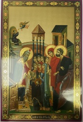Икона Введение во храм Пресвятой Богородицы 30х20 см