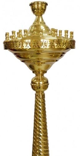 Подсвечник на 24 свечи №2 – 3 – 1 (Софрино, латунь)