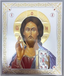 Икона Спаситель (Византия) (Писаный образ) 18х15