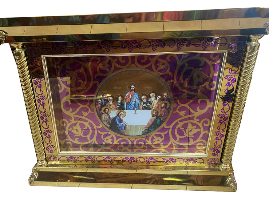 Престол 100х100 см, лазерная резка