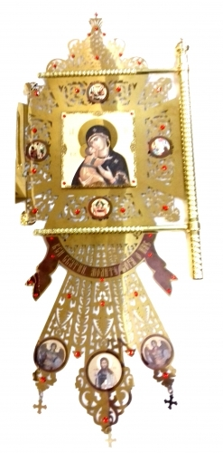 Хоругви металлические (старинные, трёхмерные, без наверший)