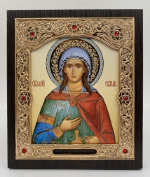 Икона святой Светланы 15х18