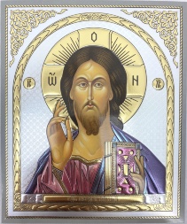 Икона Спаситель (Византия) (ромб) 18х15