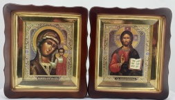 Иконы "Венчальная пара" №31 26х23 см